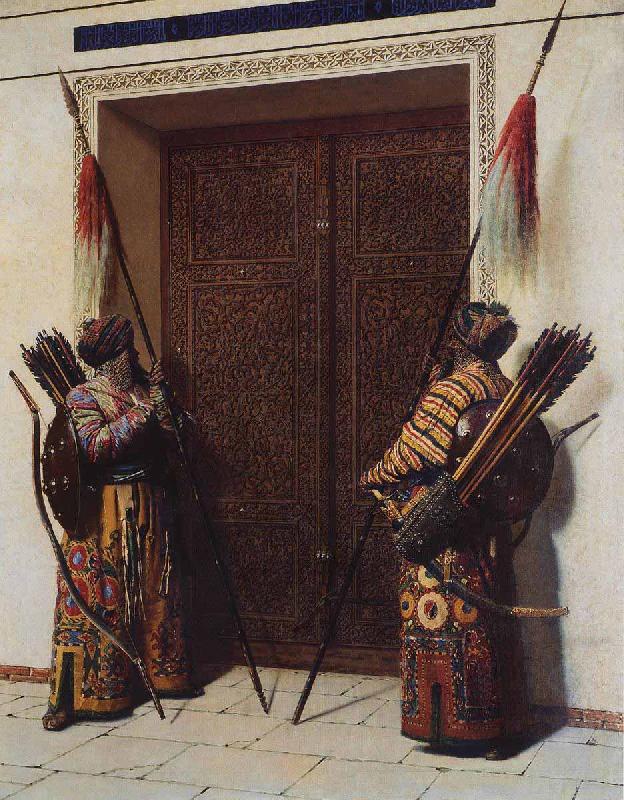 Vasily Vereshchagin Tamerlans doors oil painting image